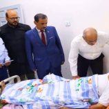 رئيس الجمعية الوطنية يطمئن على صحة الشاعر ثابت السعدي