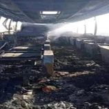 حادث مروع في أبين يودي بحياة عدد كبير من ركاب باص نقل جماعي