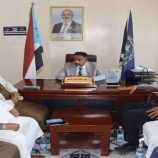 رئيس تنفيذية انتقالي أبين يلتقي فريق هيئة الفكر والإرشاد الديني بالأمانة العامة