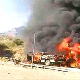 الابتزاز يدفع مواطنا لإحراق سيارته بحمولتها في الضالع