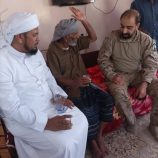 قائد الدعم الأمني للنخبة الحضرمية يزور المقدم سالمين الجويد باسلوم