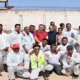 رئيس جهاز مكافحة الإرهاب يزور موقع تدريبات الاستجابة لحوادث التلوث النفطي