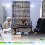 رئيس مؤسسة غيث يلتقي فريق بن ياسين لفحص الفم والأسنان والتوعية الصحية 