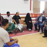 باتيس يزور المعسكر التدريبي لفريق كرة السلة للكراسي المتحركة رجال وسيدات ويؤكد دعمه لذوي الاحتياجات الخاصة