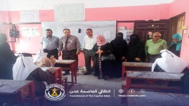 انتقالي العاصمة عدن يدشن اختبارات الفصل الدراسي الأول في مديريتي دار سعد والشيخ عثمان