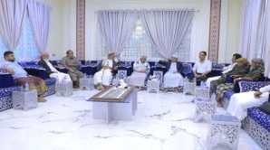 الكثيري وباعوم يزوران سكرتارية قبائل آل كثير برئاسة الشيخ عبدالله صالح