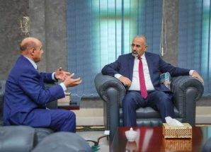 الرئيس الزُبيدي يطّلع من محافظ البنك المركزي على الإجراءات المنفذة في خطة الإصلاحات المالية والمصرفية