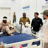 شباب الغضب في سيئون يتفقدون جرحى القوات المسلحة الجنوبية ويشيدون بتضحياتهم البطولية