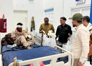 شباب الغضب في سيئون يتفقدون جرحى القوات المسلحة الجنوبية ويشيدون بتضحياتهم البطولية