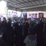 تواصل الاعتصام المفتوح في أبين بحضور فريق التوجيه الرئاسي وقيادة الانتقالي