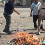 السلطة المحلية بالمنصورة تطلق حملة واسعة لإزالة مادة “شمة الحوت” من الأسواق