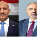 الرئيس الزُبيدي يتلقى اتصالًا هاتفيًا من الفريق طارق صالح