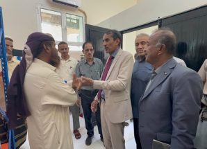 بمناسبة الذكرى السبعين لافتتاحها..فريق من وزارة الزراعة والأسماك يتفقد محطة أبحاث الكود الزراعية بأبين