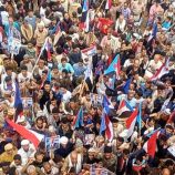 احتشاد جماهيري ومسيرة شعبية لرباعيات ردفان للمطالبة بإعلان دولة الجنوب العربي