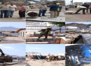 استلام وتسليم خط مياه التواهي لتحسين خدمة المياه والحد من الانكسارات