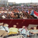 حضور حاشد للاتحاد العام للجمعيات التعاونية السكنية إلى ساحة الاعتصام دعماً لإعلان دولة الجنوب