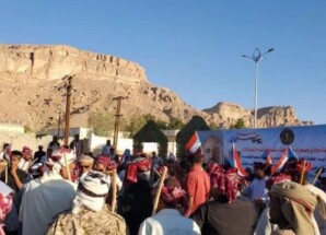 توافد شعبي وقبلي إلى مخيم الاعتصام بسيئون دعمًا لمطلب إعلان دولة الجنوب العربي