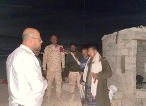 نائب رئيس انتقالي حضرموت يتفقد النقاط العسكرية للقوات المسلحة الجنوبية بوادي حضرموت