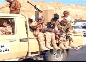 دفاع شبوة تعلن جبهة عارين منطقة عسكرية مغلقة وتحذر المواطنين من الاقتراب