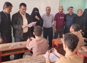 الداؤودي يدشن امتحانات الفصل الدراسي الأول في مدارس المنصورة