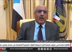 الكثيري: تظاهرات سيئون تفويض شعبي للقوات الجنوبية