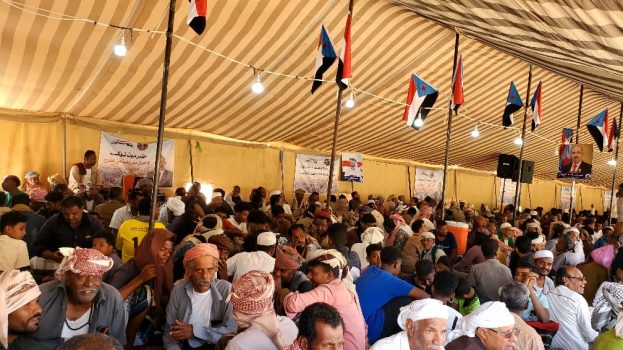 لليوم الثامن بسيئون.. زخم جماهيري متواصل في مخيم الاعتصام لإعلان دولة الجنوب