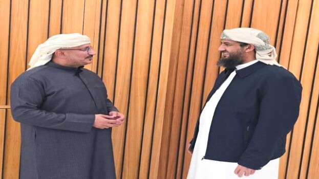 المحرّمي وطارق صالح يبحثان مستجدات الأوضاع وجهود إنهاء الانقلاب الحوثي