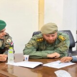 لقاء لمراجعة التقرير السنوي للشؤون القانونية بالحزام الأمني في قطاع الشيخ عثمان