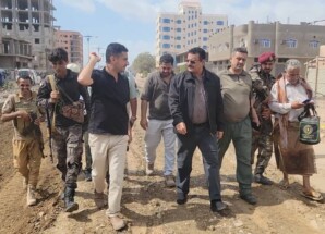 مدير عام المنصورة يتفقد مشروع “إعادة تأهيل شارع التقنية – تقاطع بئر أحمد”