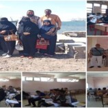 اللجنة الفنية والإدارية بمكتب التعليم الفني تزور المعهدي التقني البحري والفني التجاري خورمكسر