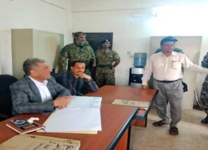 رئيس محكمة استئناف عدن يتفقد سير العمل القضائي بمحكمة الشيخ عثمان الابتدائية