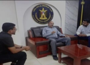 رئيس كتلة الجمعية الوطنية بعدن يزور مقر هيئة الانتقالي بالعاصمة