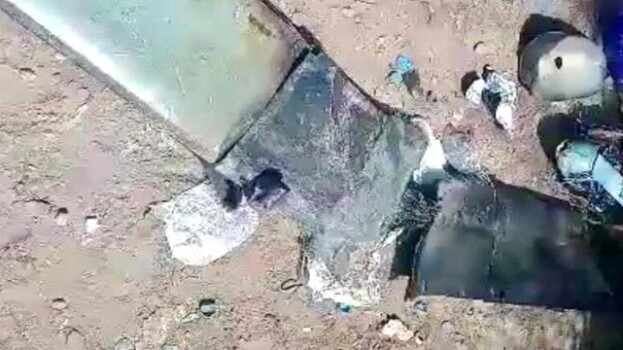 قوات العمالقة تُسقط طائرة مسيّرة حوثية في بيحان