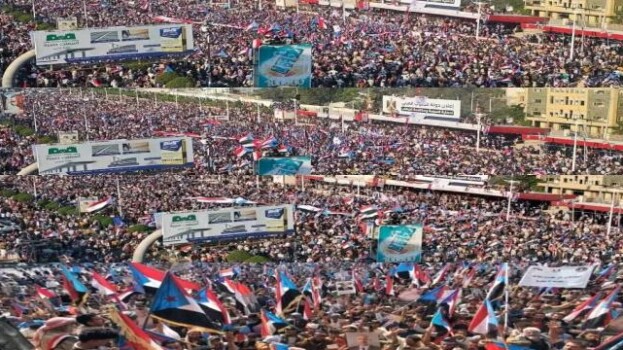 الجنوب ينتفض: مليونيات تجدد التفويض للرئيس الزُبيدي وتسقط الأجندات الخارجية
