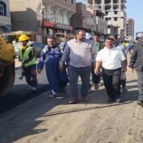 الداؤودي يتفقد إعادة تأهيل شارع التقنية – تقاطع بئر أحمد