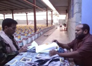 تدشين مشروع توزيع ألف سلة غذائية للأسر الأشد احتياجًا في الحوطة بلحج