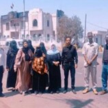 كوادر خارجية الانتقالي ينفذون وقفة احتجاجية على إغلاق مقر المجلس