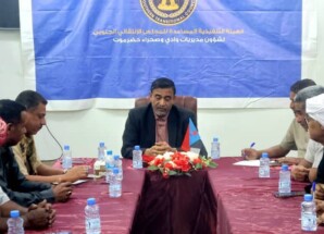 الهيئة التنفيذية المساعدة لانتقالي وادي وصحراء حضرموت تعقد اجتماعها الدوري لشهر فبراير وتدين إغلاق مقرات المجلس في عدن