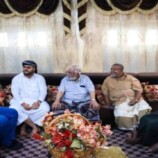 وفد انتقالي حضرموت يزور المناضل الأكتوبري باعثمان