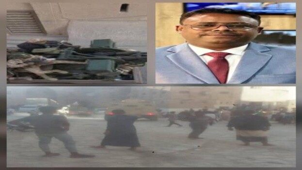 قوات الطوارئ اليمنية تحاصر منزل الصحفي أمجد صبيح في تريم