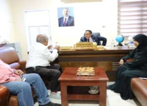 الحالمي وباحشوان يبحثان سير عمل نقابة الصحفيين الجنوبيين