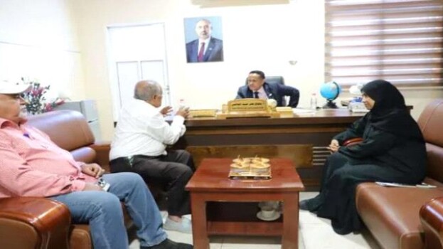 الحالمي وباحشوان يبحثان سير عمل نقابة الصحفيين الجنوبيين