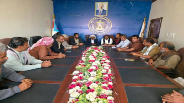 رئيس انتقالي شبوة يناقش مع رؤساء الهيئات التنفيذية بالمديريات الحشد الجماهيري الأربعاء