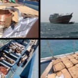 ضبط سفينة تهريب إيرانية قبالة سواحل المضاربة ورأس العارة