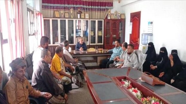 تربية لحج تستأنف الدوام الرسمي وتتفقد مستوى الانضباط الوظيفي