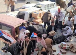 استمرار الحملة الشعبية لرفد جبهات القتال في الضالع بقوافل إفطار رمضانية