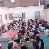 أبناء قرية الكدام بلحج يحيون ذكرى شهدائهم بمأدبة إفطار جماعي