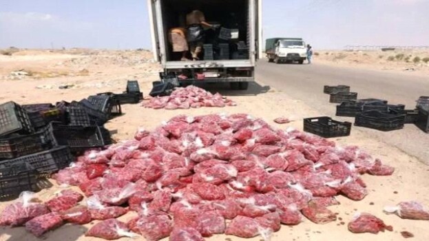 صحة البيئة يعلن إتلاف 1500 كيلو جرام من الفراولة الفاسدة في عدن