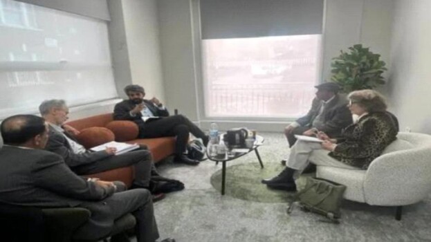 البيض يستعرض التطورات في الجنوب مع صحفيين بريطانيين