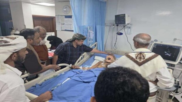 الحالمي يطمئن على الحالة الصحية لرئيس تنفيذية انتقالي مودية عقب تعرضه لحادث إرهابي